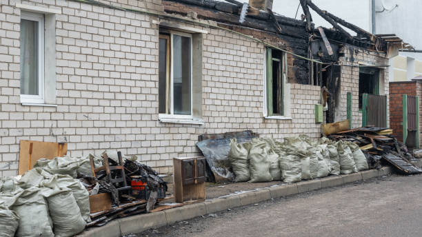 Professional Soot Cleanup technician working in Hyattsville, MD